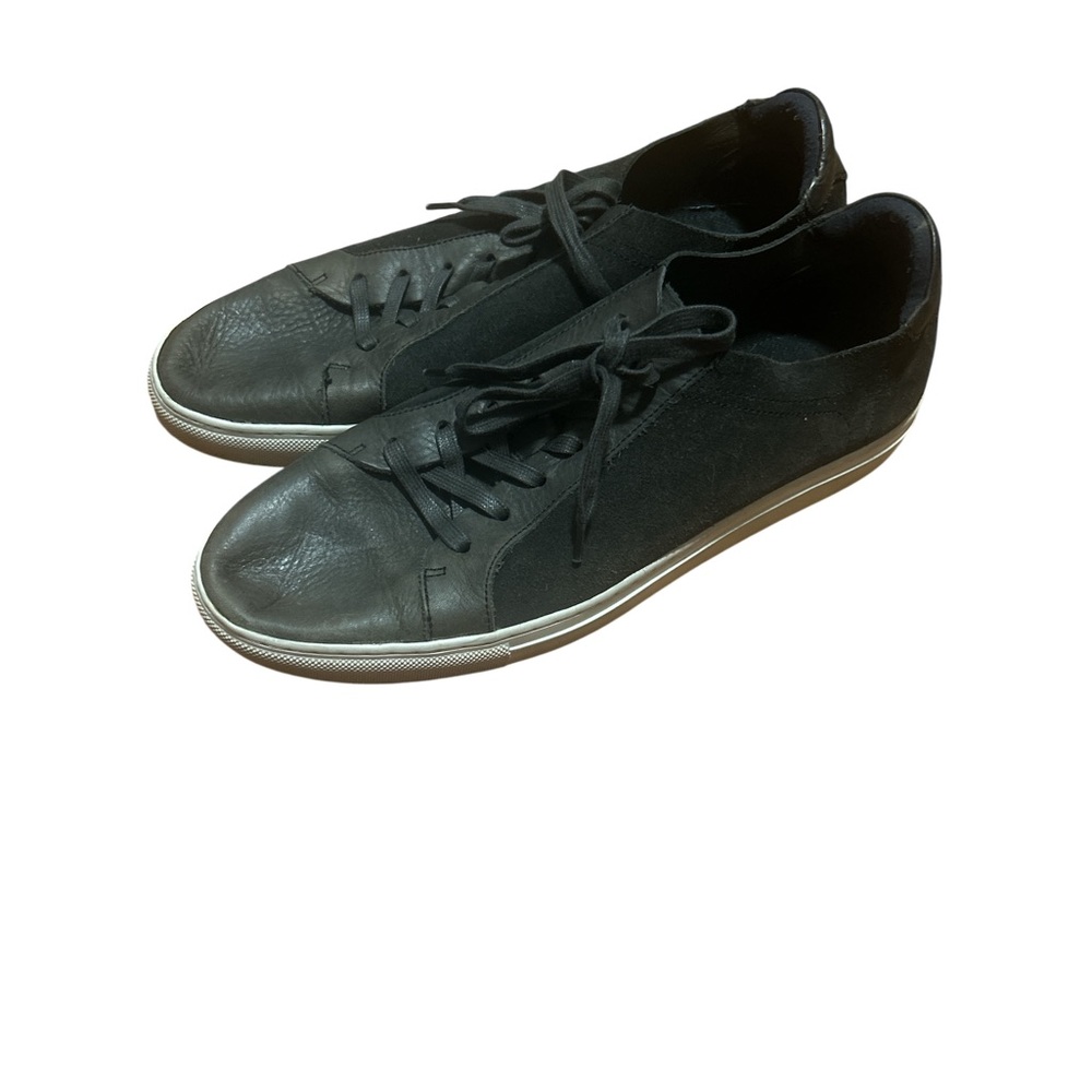 Banana Republic Men’s Leather Sneakers Size 12 Dark Brown Lace Up Casual Shoes